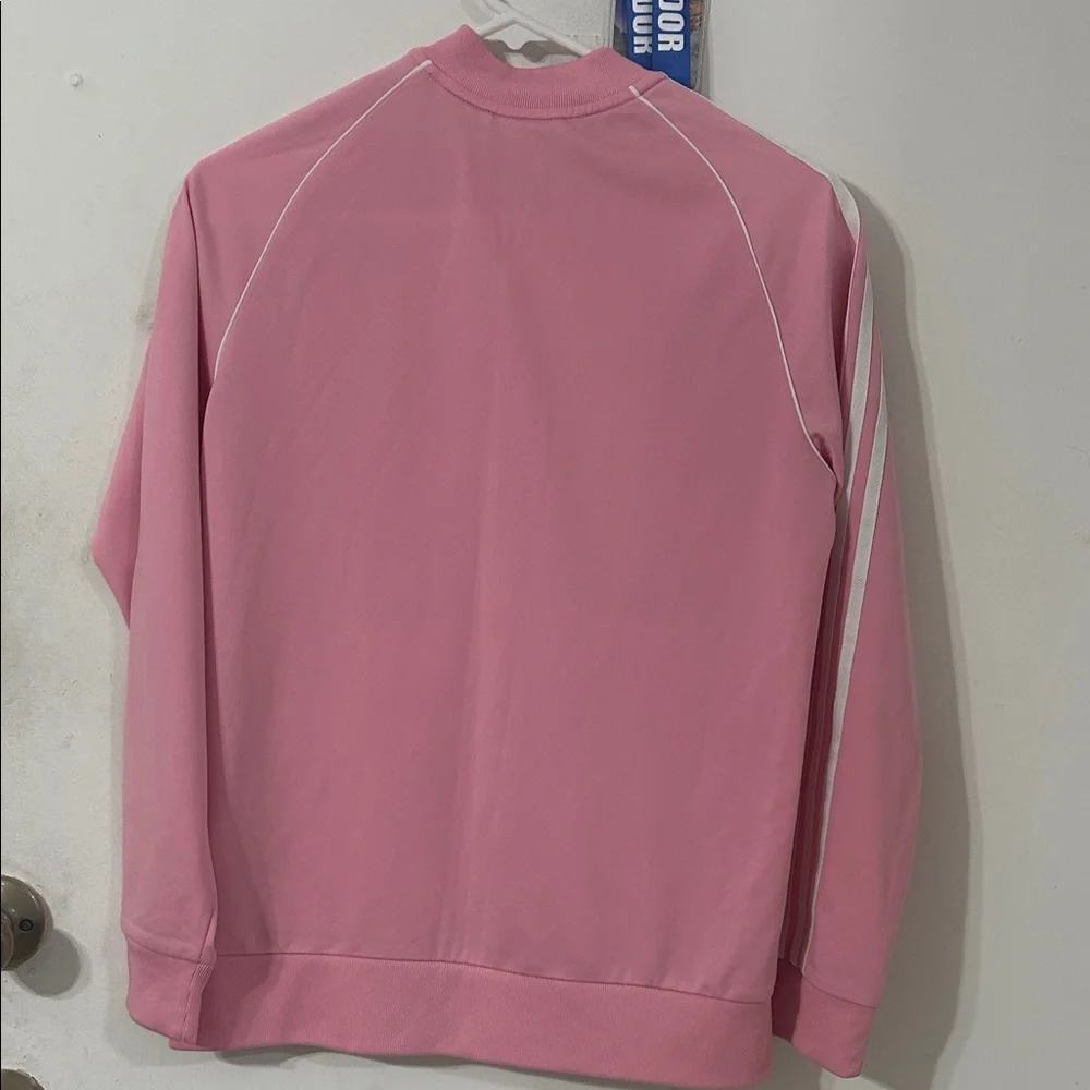 Adidas Women Pink Zip-Up Jacket - Picture 4 of 8